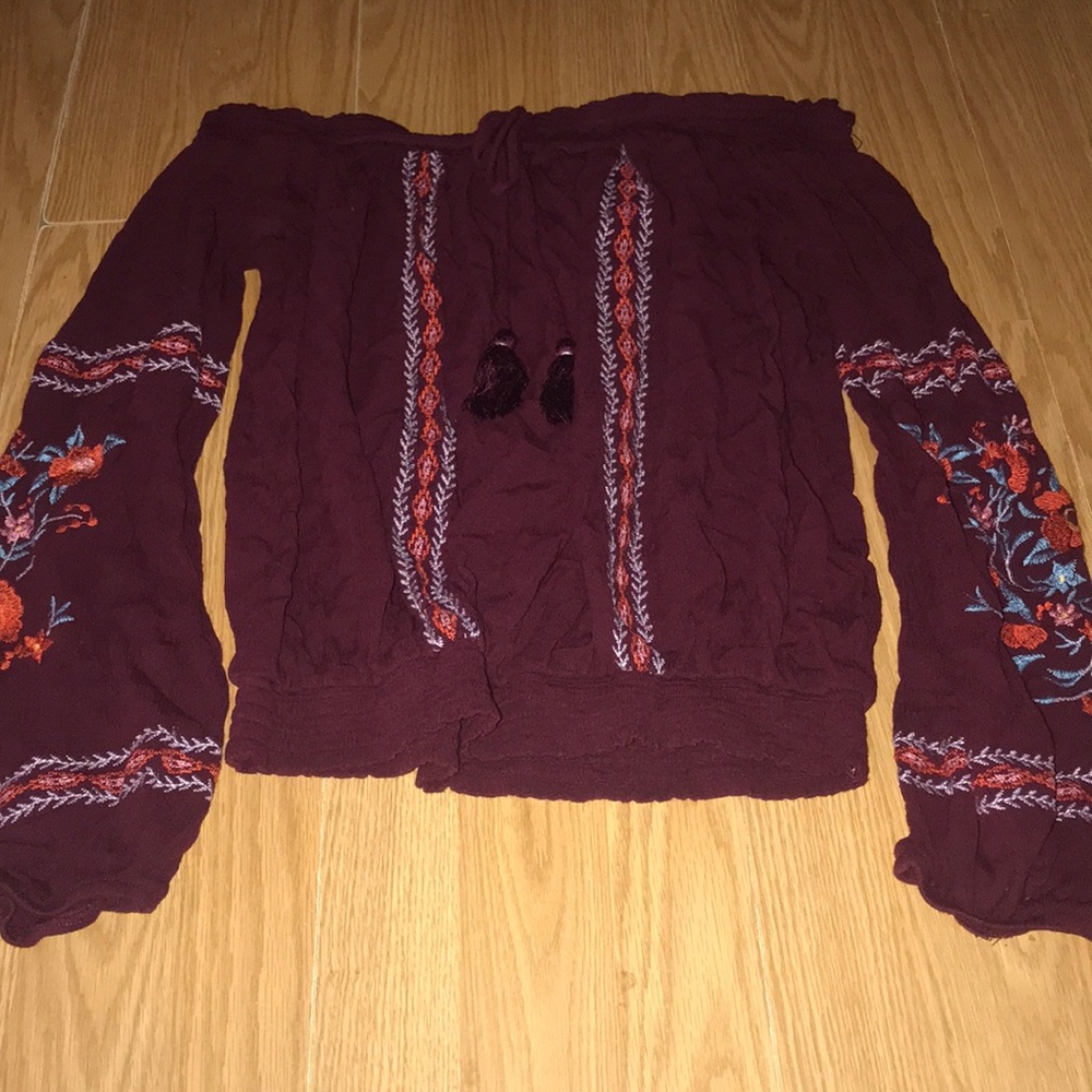 off the shoulders blouse